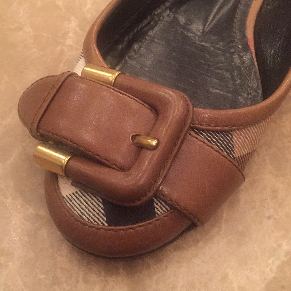 Burberry Slingback Flats